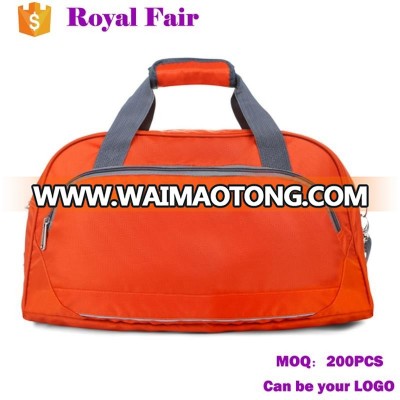 Portable Sling Orange Large Handle Duffle Bag Sport Bag Travelling Bag