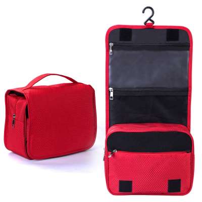 Custom Polyester  Durable Munificence Portable Hook Travel Toiletry Bag